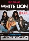 WHITE LION - 1989 - Konzertplakat - Big Game - Tourposter - Offenbach