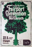 FAIRPORT CONVENTION - 1976 - Plakat - Rising for the Moon - Poster - Erlangen