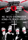 5 SECONDS OF SUMMER - 2015 - Konzertplakat - Tourposter - Oberhausen