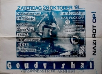 NAZI ROT OP - 1991 - Plakat - Punk - Political Asylum - Poster - Arnheim