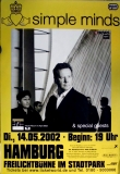 SIMPLE MINDS - 2002 - Live In Concert - Cry Tour - Poster - Hamburg