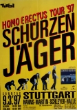 SCHRZENJGER - 1997 - In Concert - Homo Erectus Tour - Poster - Stuttgart