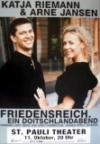RIEMANN, KATJA - ARNE JANSEN - 2010 - Live In Concert - Poster - Hamburg