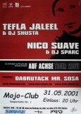 SUAVE, NICO - TEFLA JALEEL - 2001 - Concert - Auf Achse Tour - Poster - Hamburg