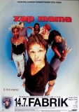 ZAP MAMA - 1999 - Konzertplakat - Concert - A Ma Zone - Tourposter - Hamburg