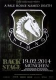 A PALE HORSE NAMED DEATH - 2014 - Konzertplakat - Tourposter - München