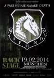 A PALE HORSE NAMED DEATH - 2014 - In Concert Tour - Poster - Mnchen